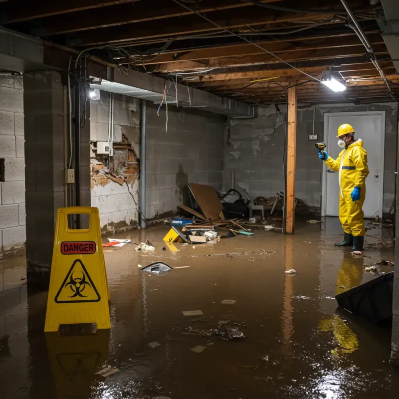 Flooded Basement Electrical Hazard in Ronan, MT Property